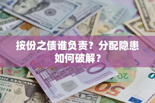 武汉按份之债谁负责？分配隐患如何破解？