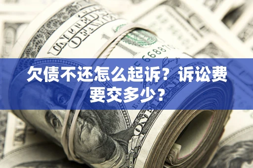 武汉欠债不还怎么起诉？诉讼费要交多少？