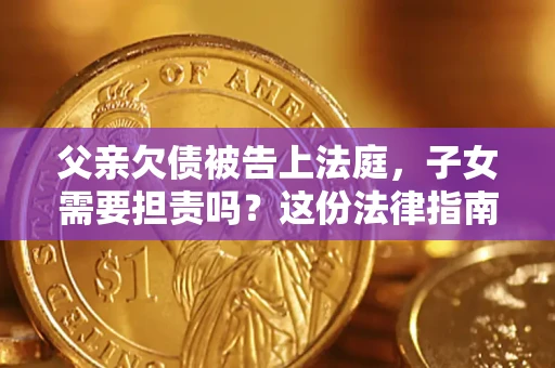 武汉父亲欠债被告上法庭，子女需要担责吗？这份法律指南必须看完