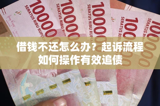 武汉借钱不还怎么办？起诉流程如何操作有效追债