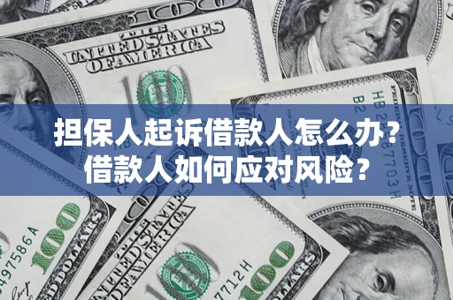 武汉担保人起诉借款人怎么办？借款人如何应对风险？