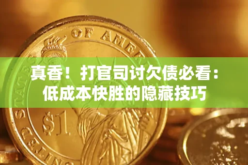 武汉真香！打官司讨欠债必看：低成本快胜的隐藏技巧