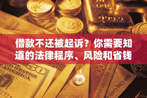 武汉借款不还被起诉？你需要知道的法律程序、风险和省钱技巧