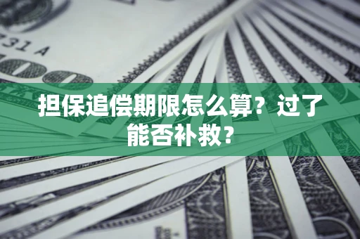 武汉担保追偿期限怎么算？过了能否补救？
